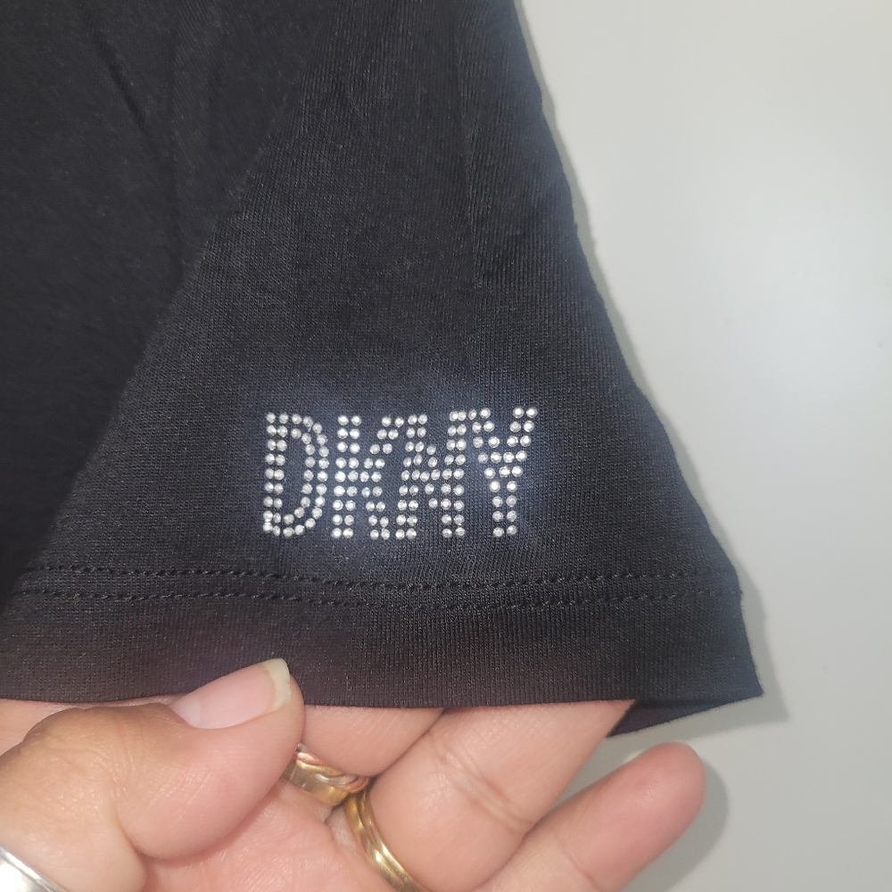 DKNY Black Womens T-Shirt - Picture 3 of 4